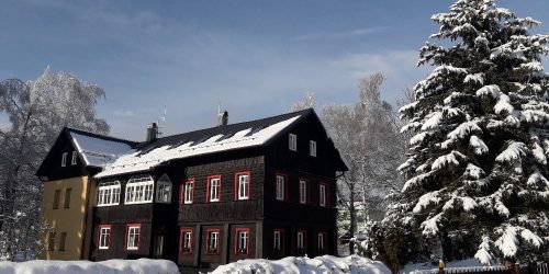 Apartmány u Soptíka - pohled v zimně